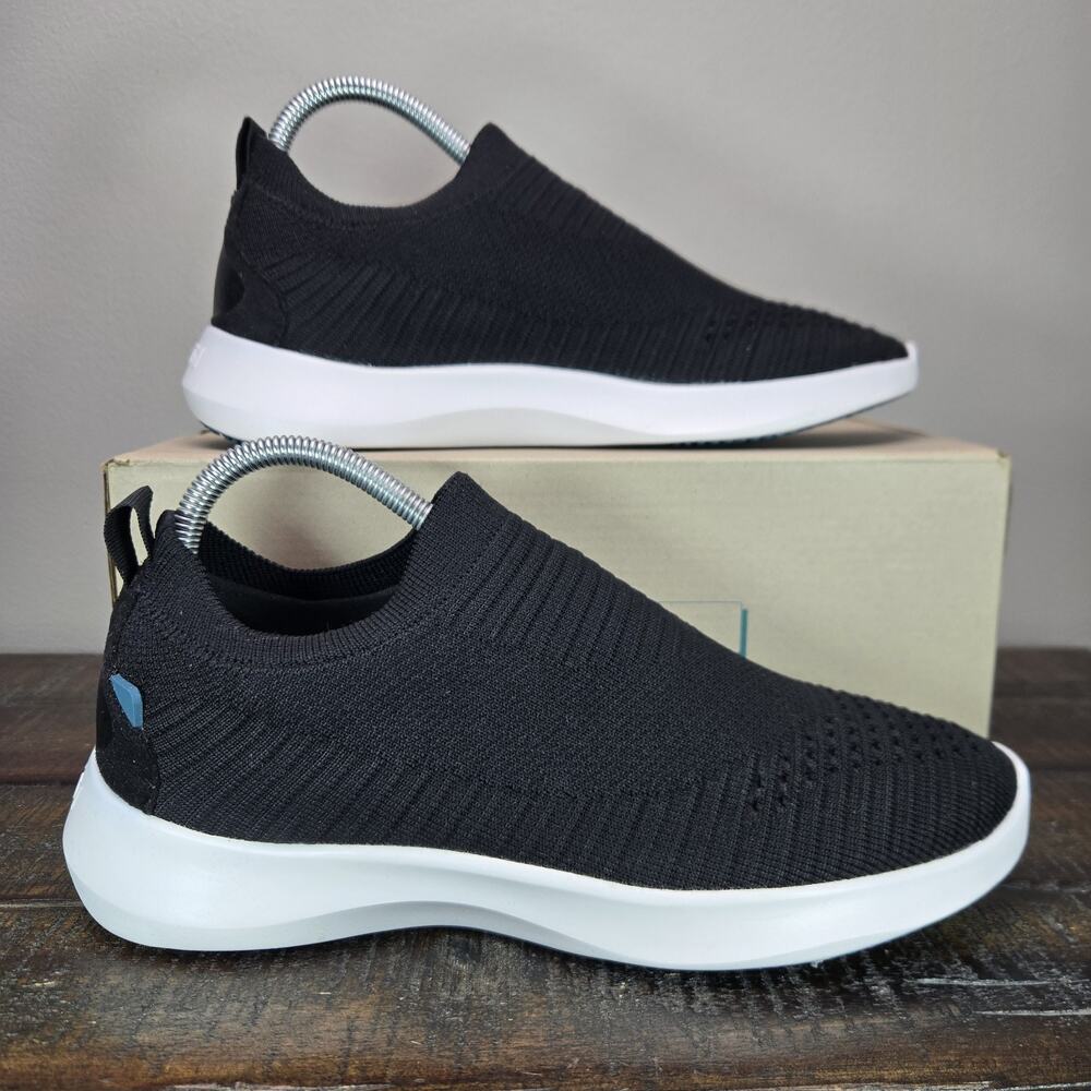 Vessi Everyday Move Slip On Womens Size 8 Waterproof Shoes Sneakers Onyx Black